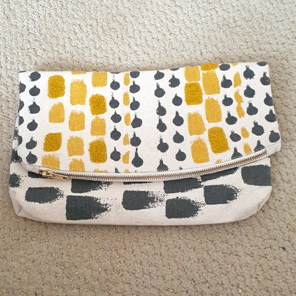 Foldover Zipper Pouch / Clutch - Picture 1 of 6